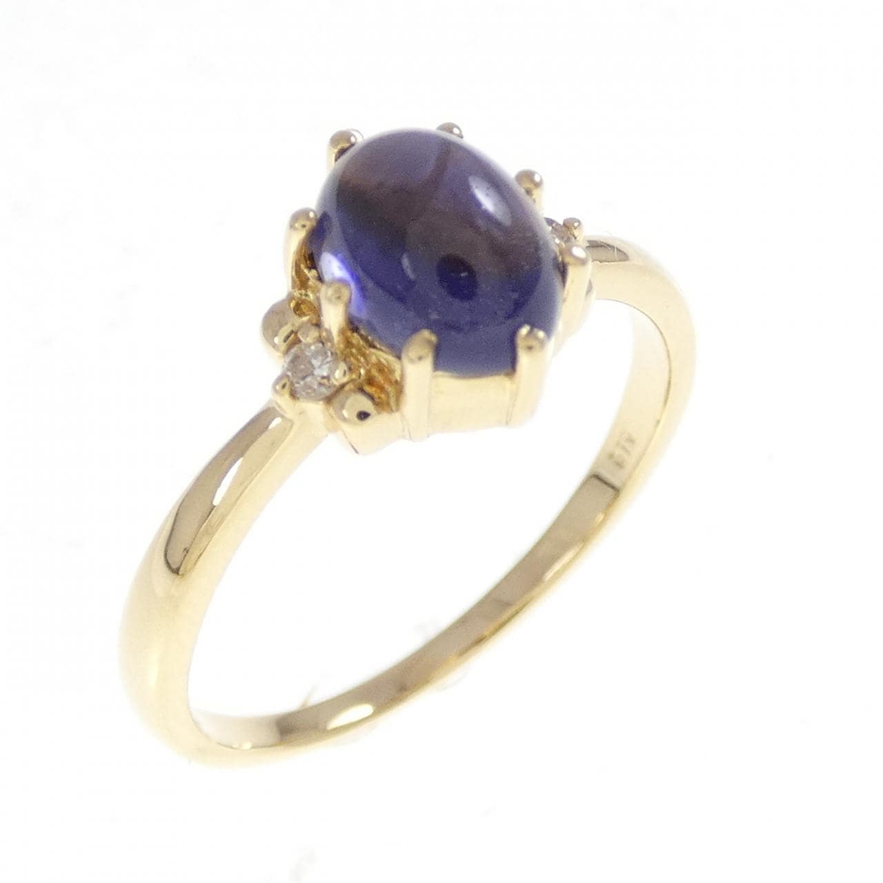 K18YG アイオライト リング