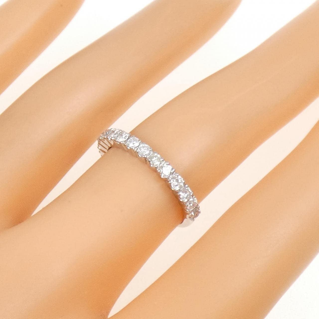 PT900 ハーフエタニティ ダイヤモンド リング 0.50CT