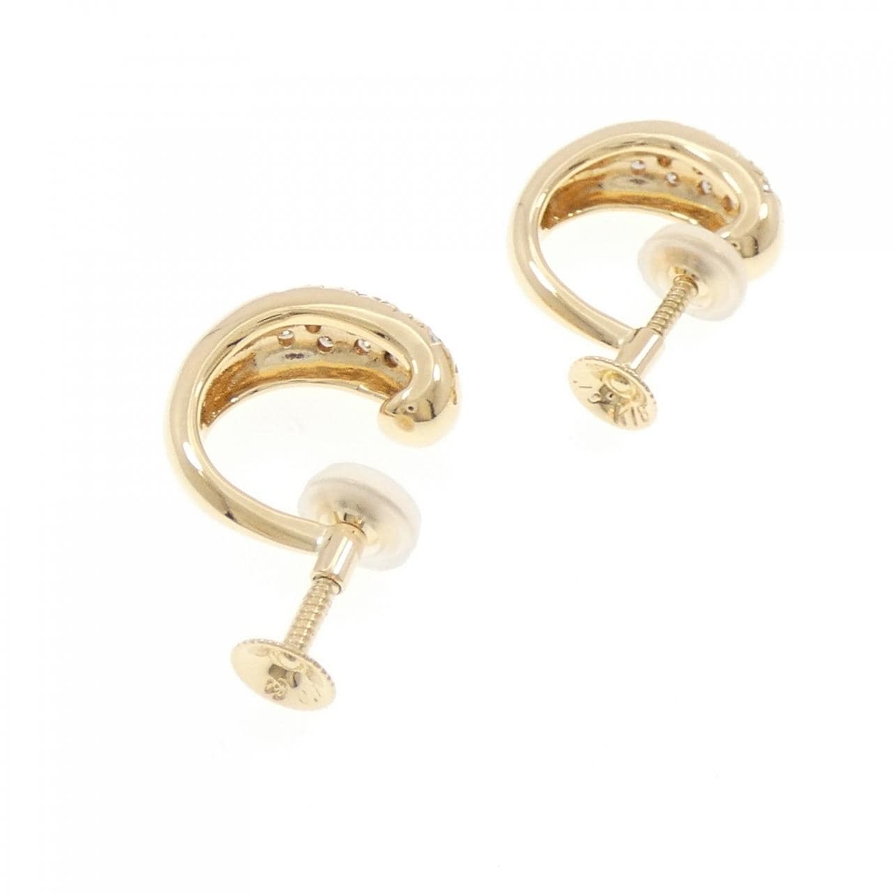 タサキ ダイヤモンド イヤリング 0.38CT