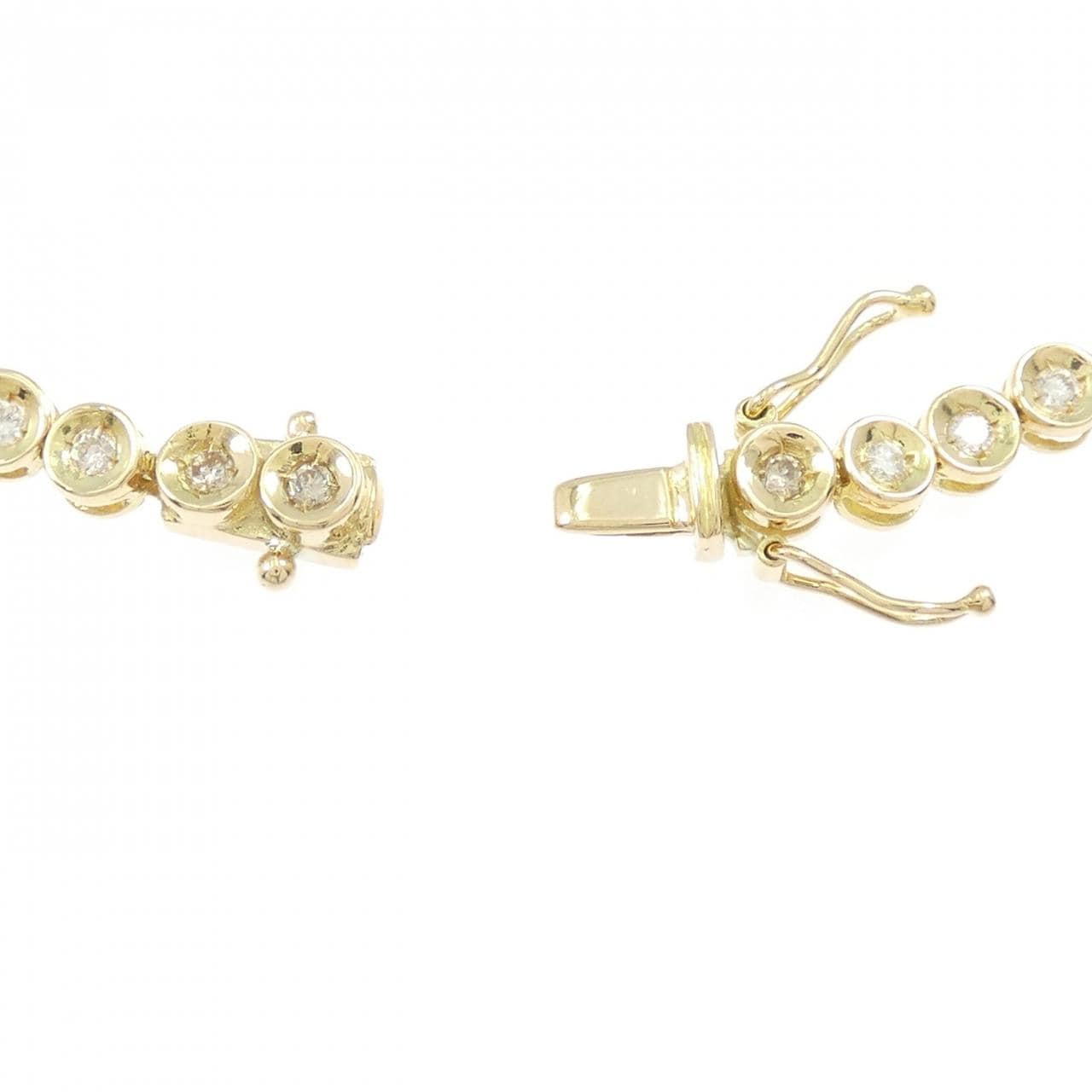 K18YG ダイヤモンド ブレスレット 1.00CT