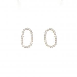 K18YG ダイヤモンド ピアス 1.00CT