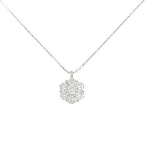 K18WG ダイヤモンド ネックレス 0.50CT