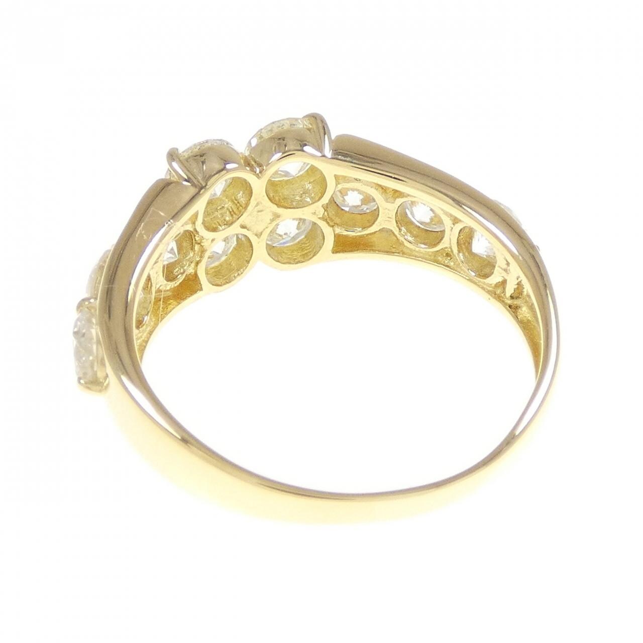 K18YG ダイヤモンド リング 2.00CT