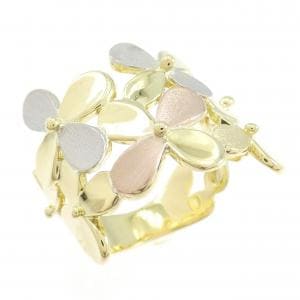 K18YG/PT900/K18PG フラワー リング