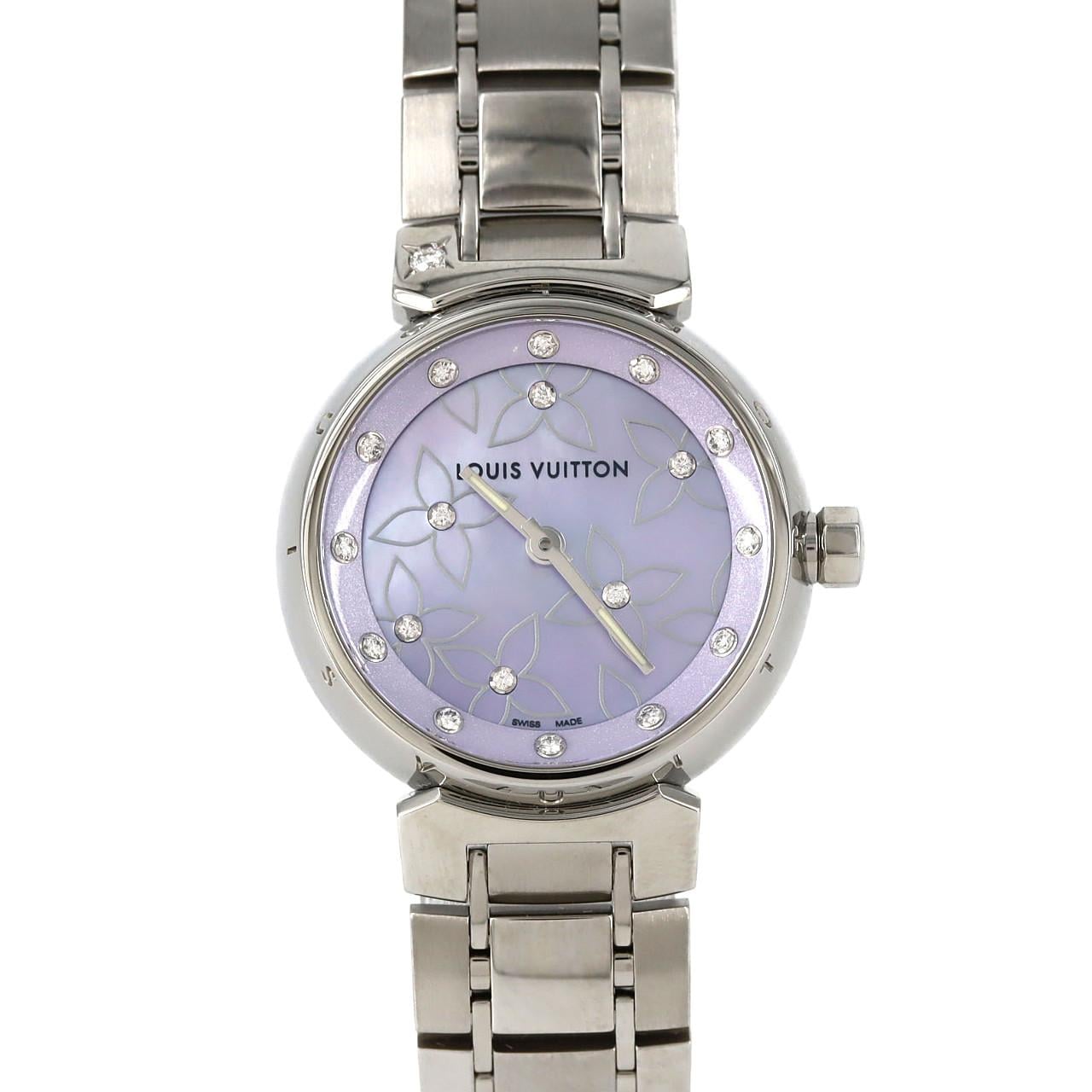 ルイヴィトン タンブール･12P Q1210 SS クォーツ