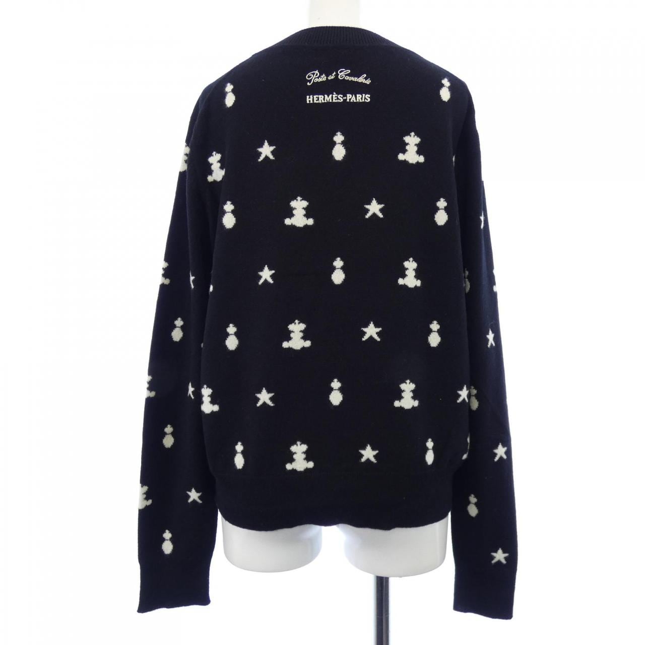 エルメス HERMES POSTE ET CAVALERIE *16-7701. ニット