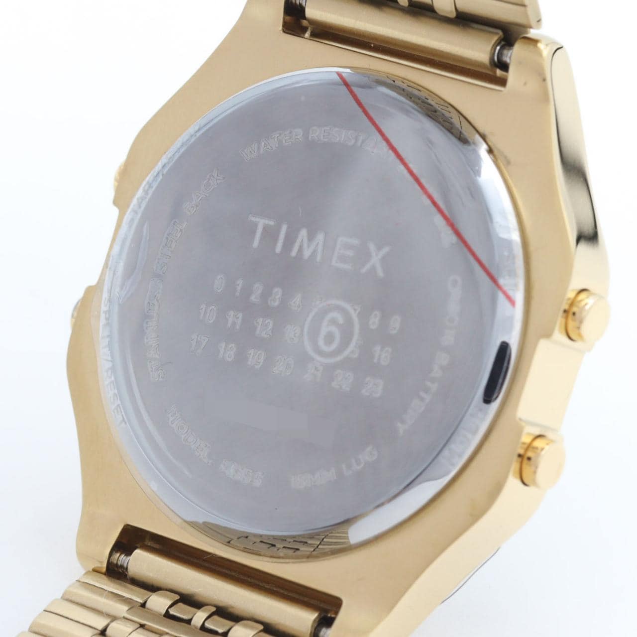 タイメックス T80 エムエム6メゾンマルジェラxTIMEX ゴールド S33YW0002/M10062/GOLD SS クォーツ