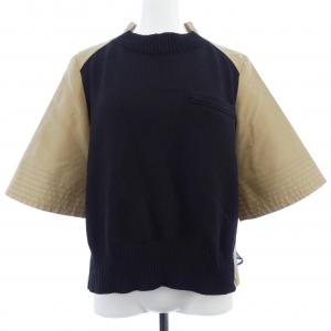 サカイ SACAI COTTON GABARDINE X KNIT PULLOVER 24-07082 トップス