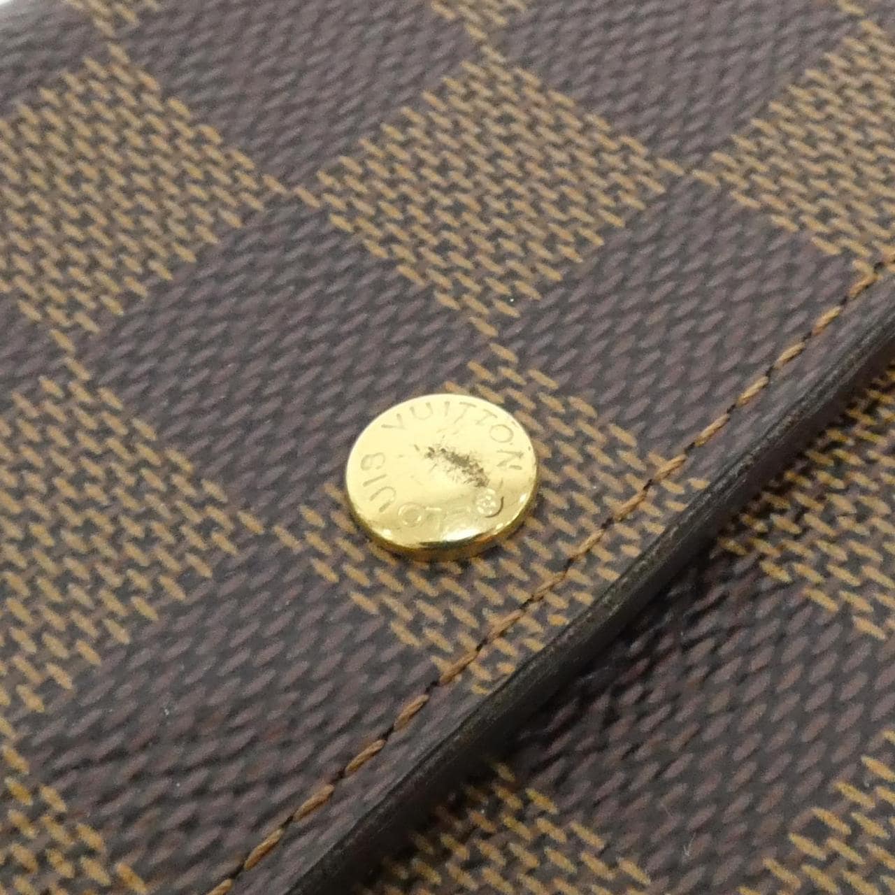 ルイヴィトン ダミエ ポシェット ポルト モネ クレディ N61724 財布