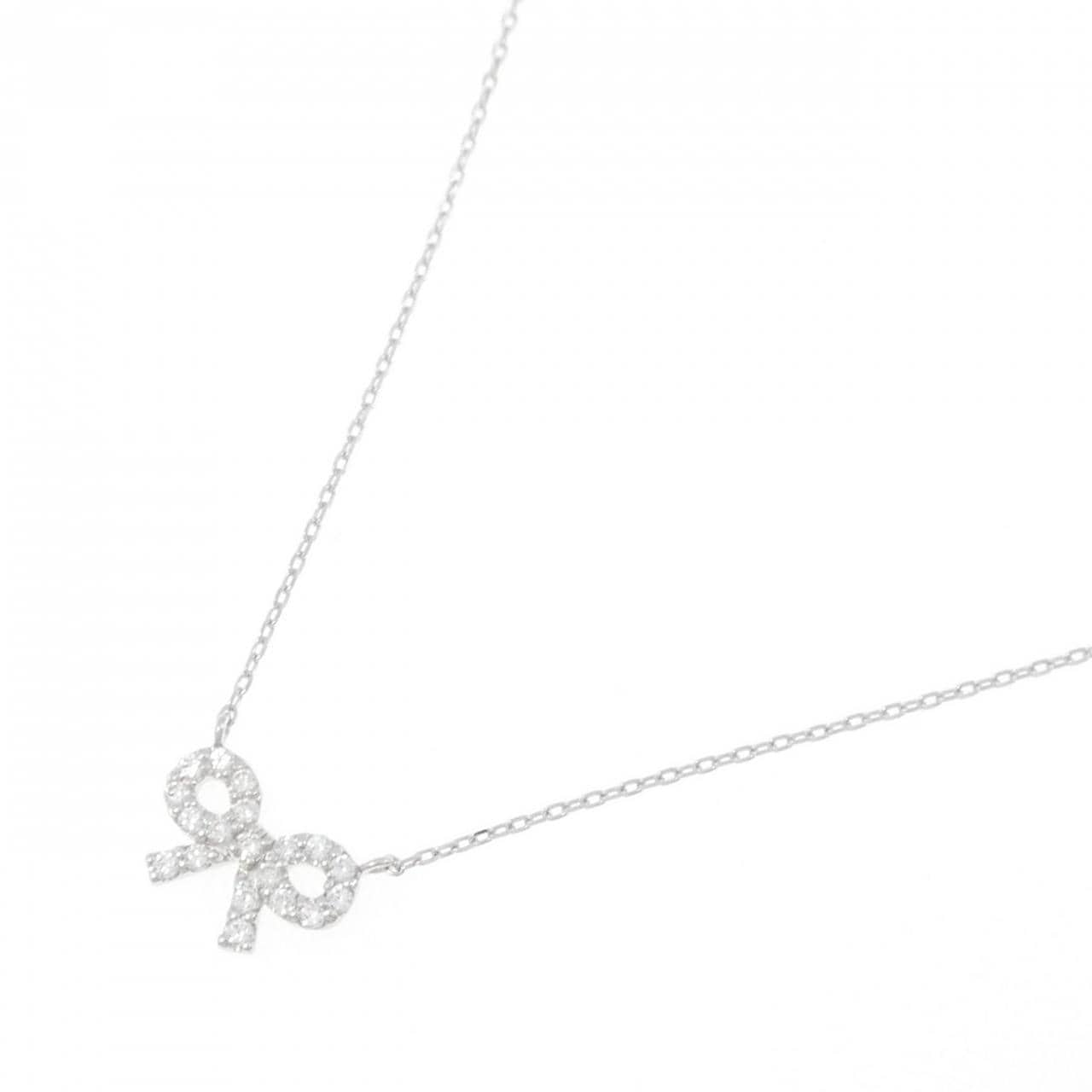 STAR JEWELRY Diamond Ribbon Necklace