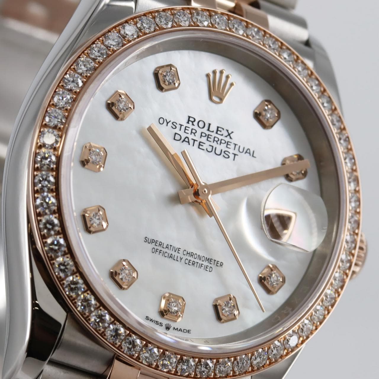 ロレックス デイトジャスト 126281RBR SSxPG 自動巻 ランダム番