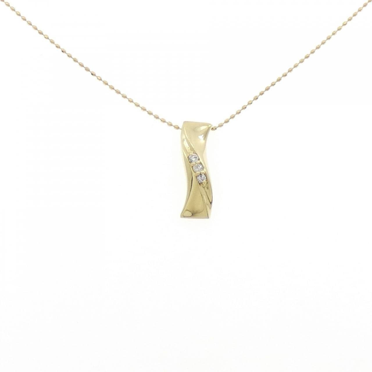 K18YG ダイヤモンド ネックレス 0.05CT