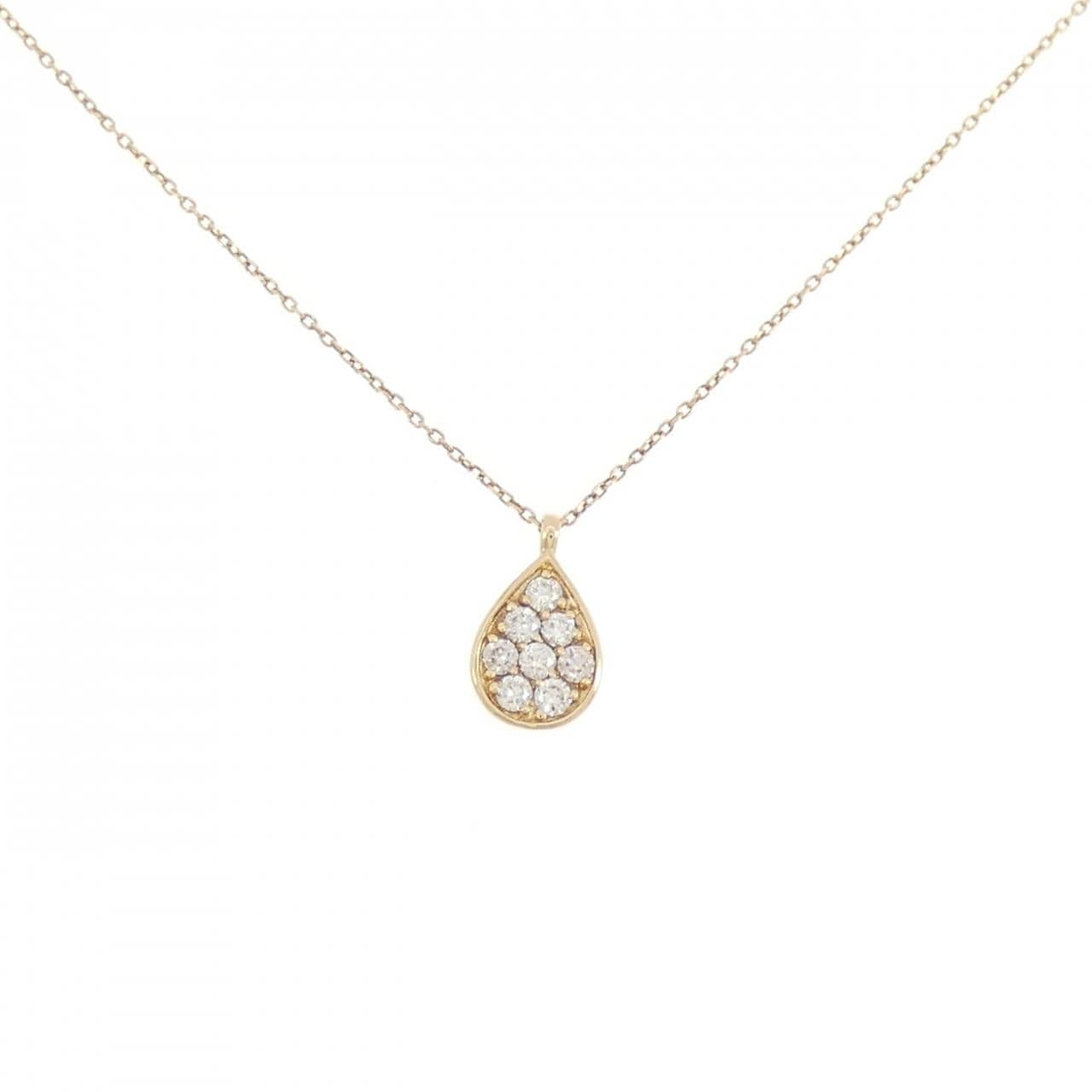 K18YG ダイヤモンド ネックレス 0.15CT
