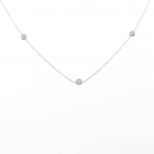 PT950/PT850 ダイヤモンド ネックレス 0.22CT