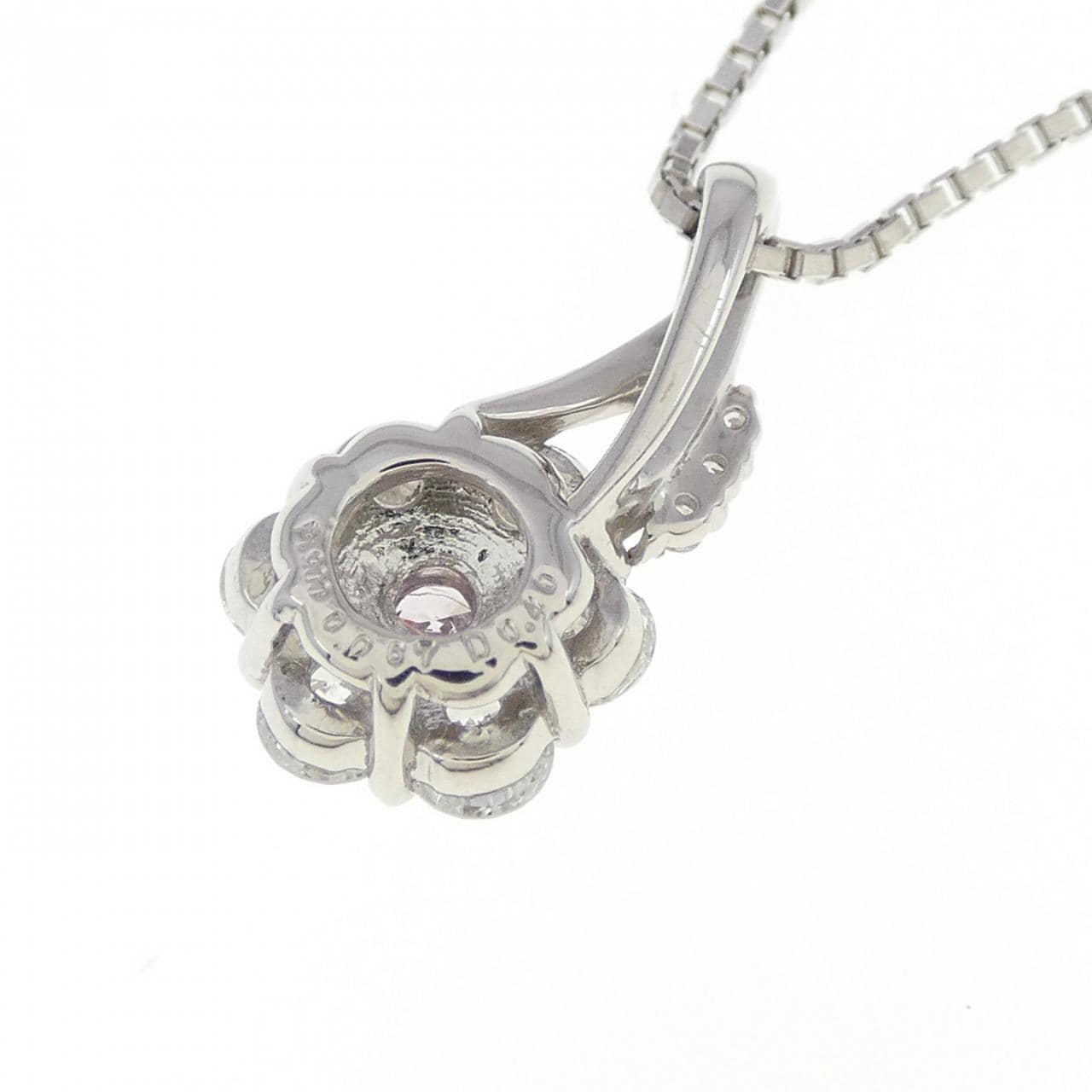 PT 花形钻石项链 0.067CT FLPP I2