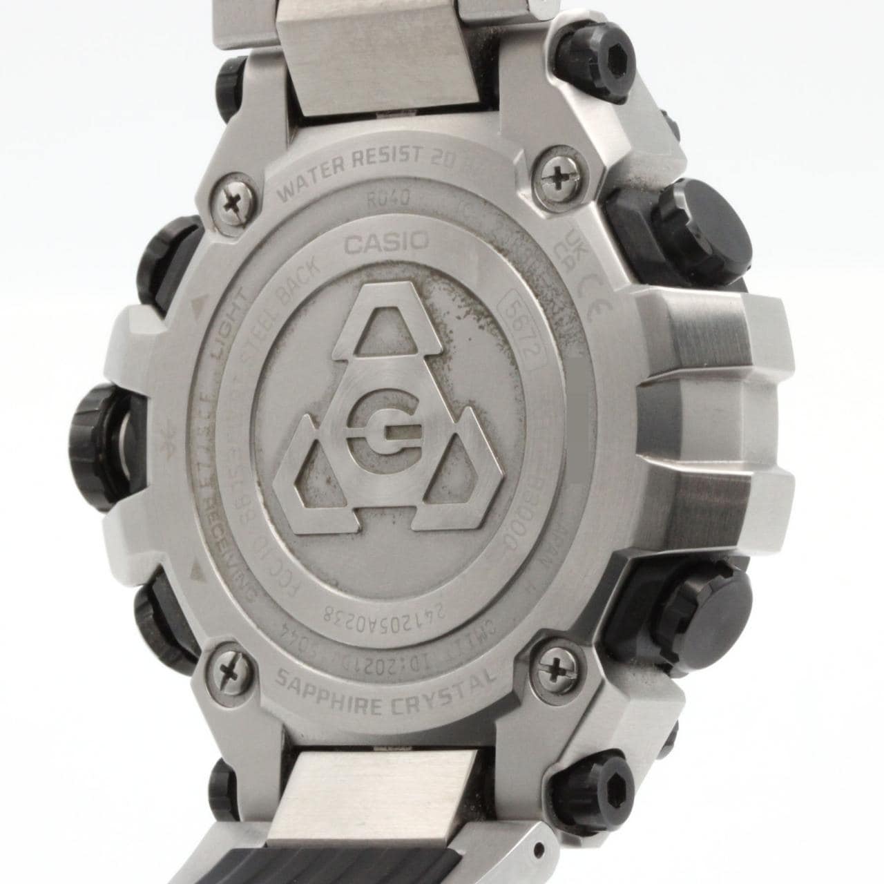 カシオ G-SHOCK･MT-G 電波時計 MTG-B3000D-1AJF SS ソーラークォーツ