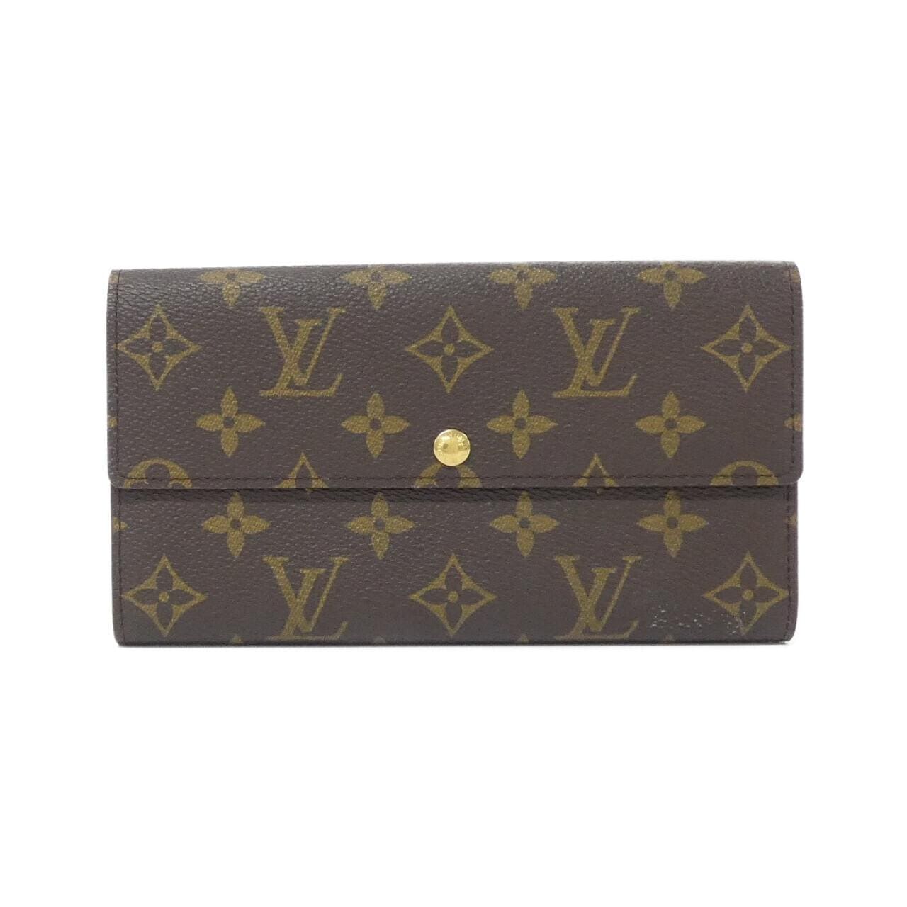 LOUIS VUITTON Monogram Porte Monet Credit M61725 钱包