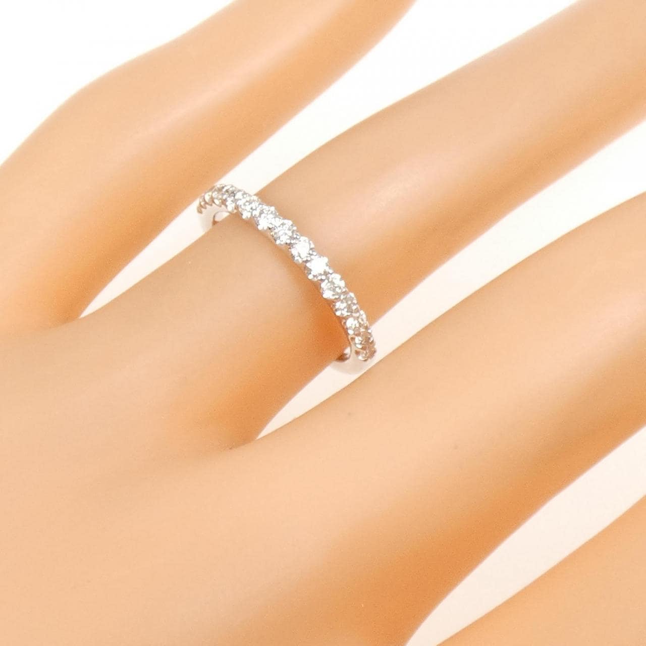 K18WG ダイヤモンド リング 0.30CT