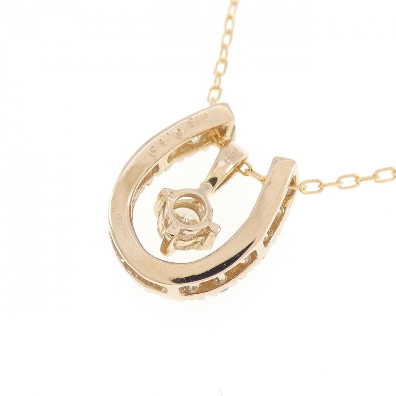 K18PG/K18YG ダイヤモンド ネックレス 0.07CT
