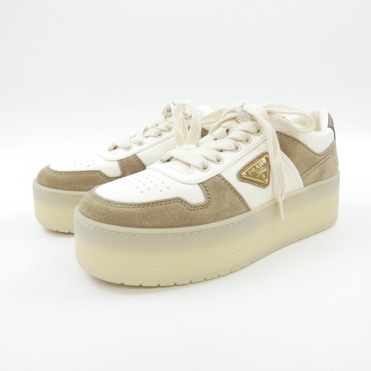プラダ PRADA トライアングルロゴ ダウンタンン 1E792M スニーカー