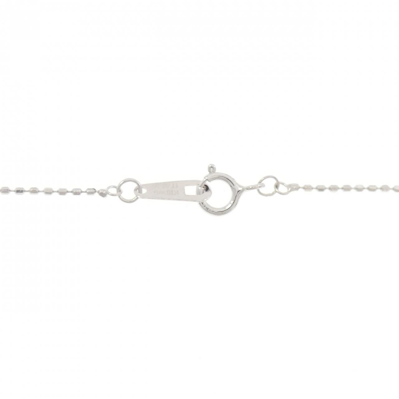 K18WG ダイヤモンド ネックレス 0.20CT