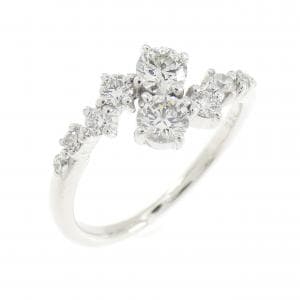 K18WG ダイヤモンド リング 0.50CT