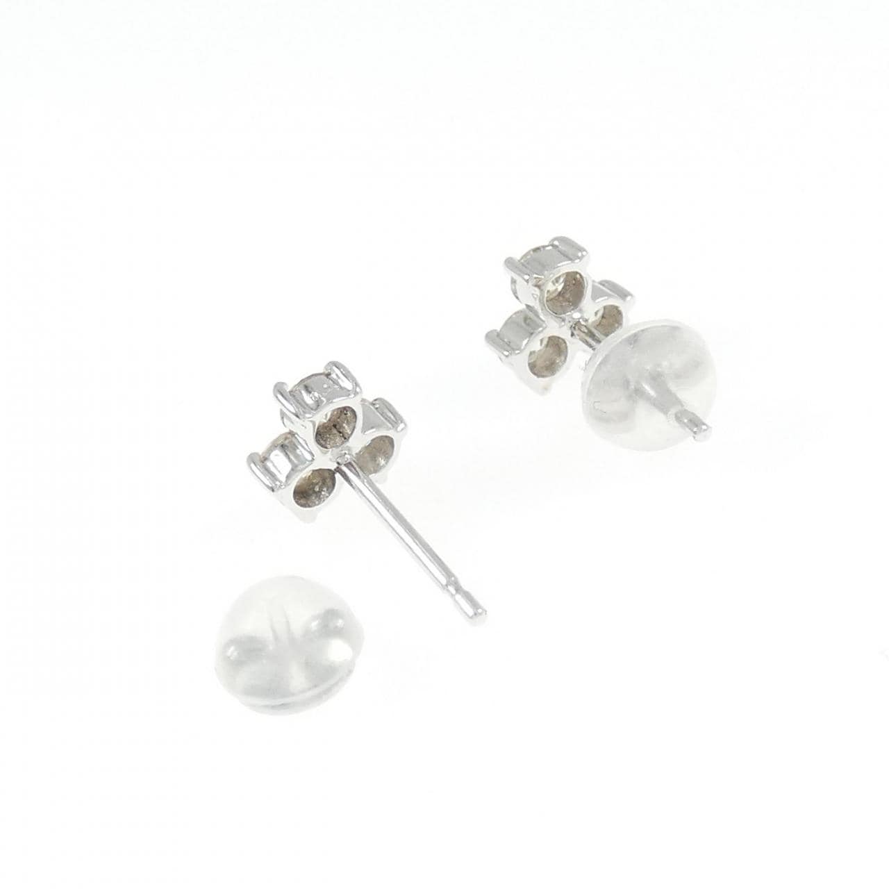 K18WG ダイヤモンド ピアス 0.50CT