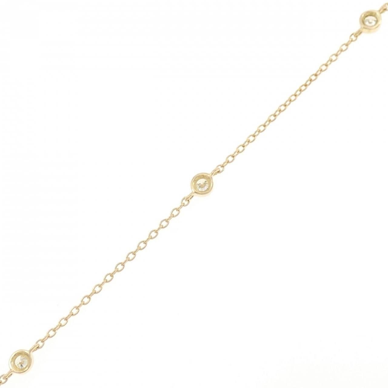 K18YG ダイヤモンド ブレスレット 0.14CT