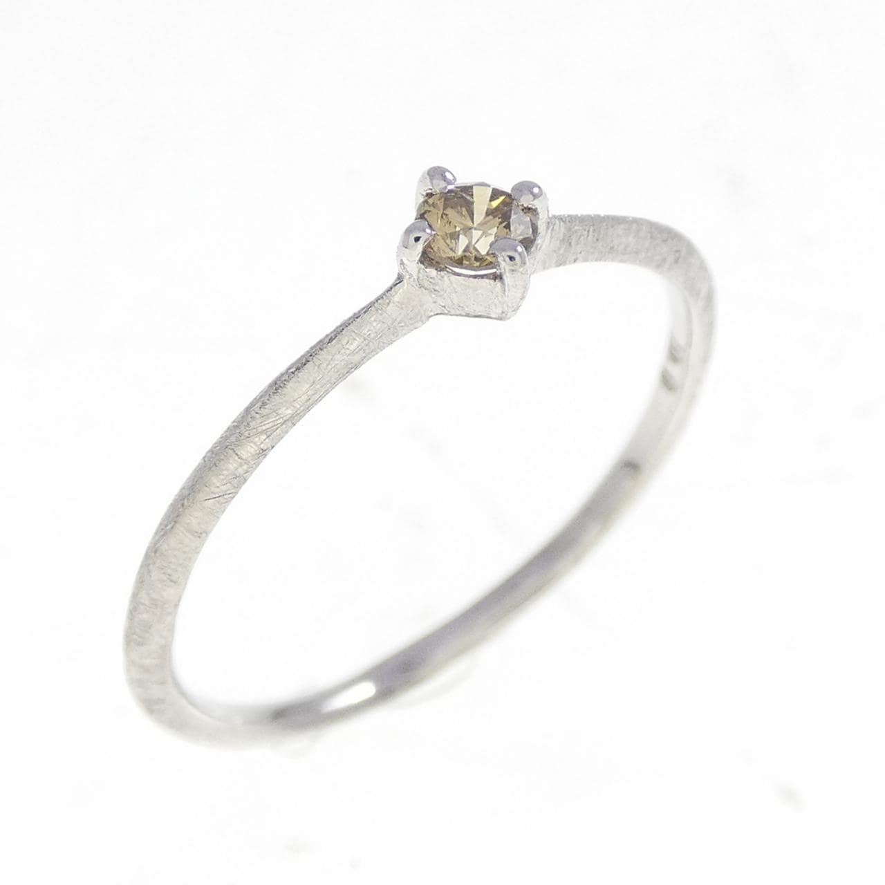 K18WG ダイヤモンド リング 0.07CT