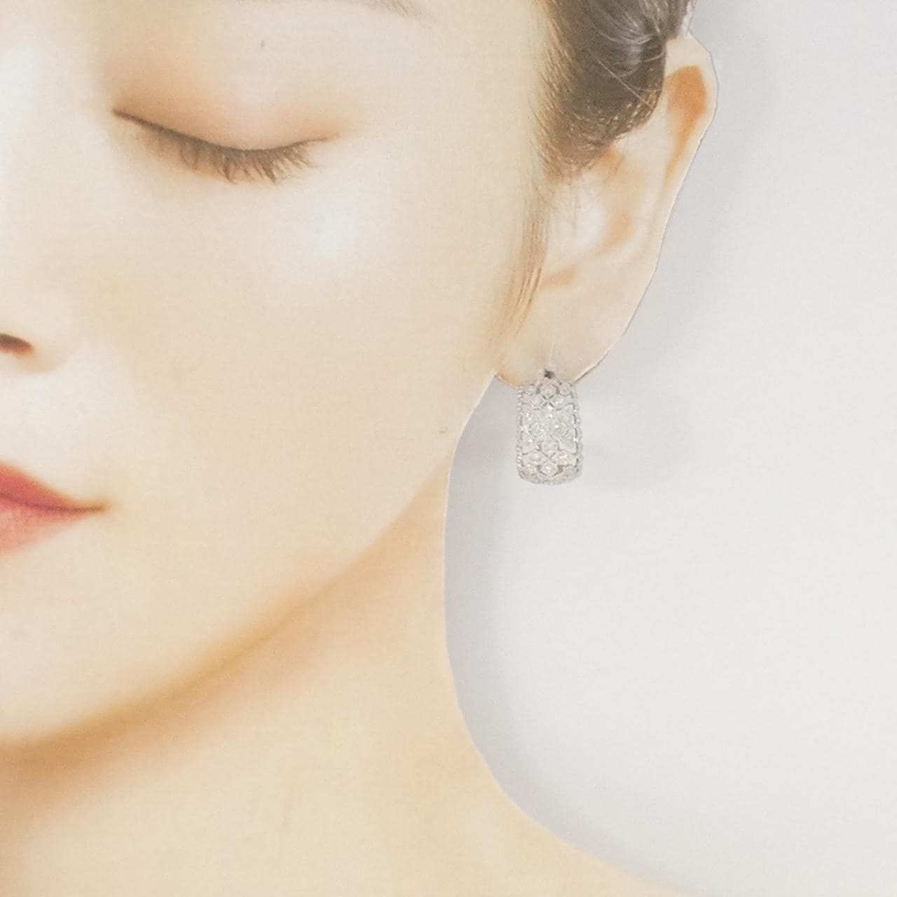 PT900 ダイヤモンド ピアス 0.92CT