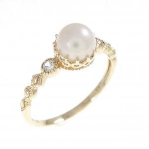 K10YG 淡水パール リング