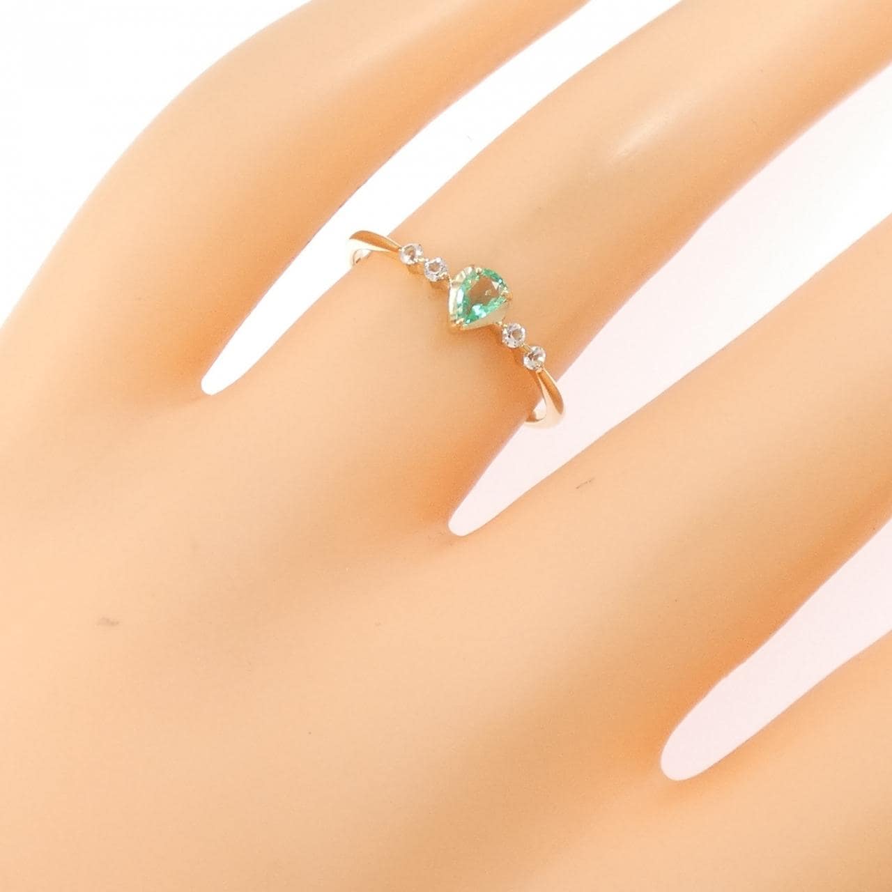 K10YG エメラルド リング