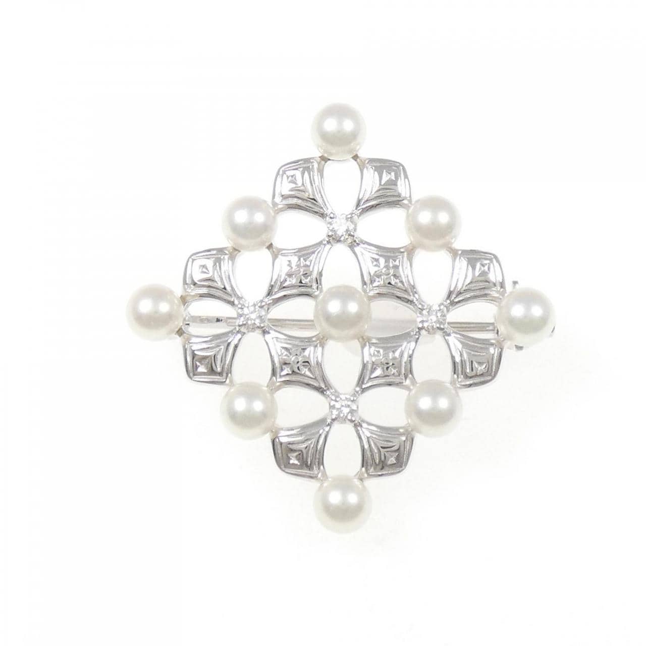 MIKIMOTO Akoya珍珠胸针