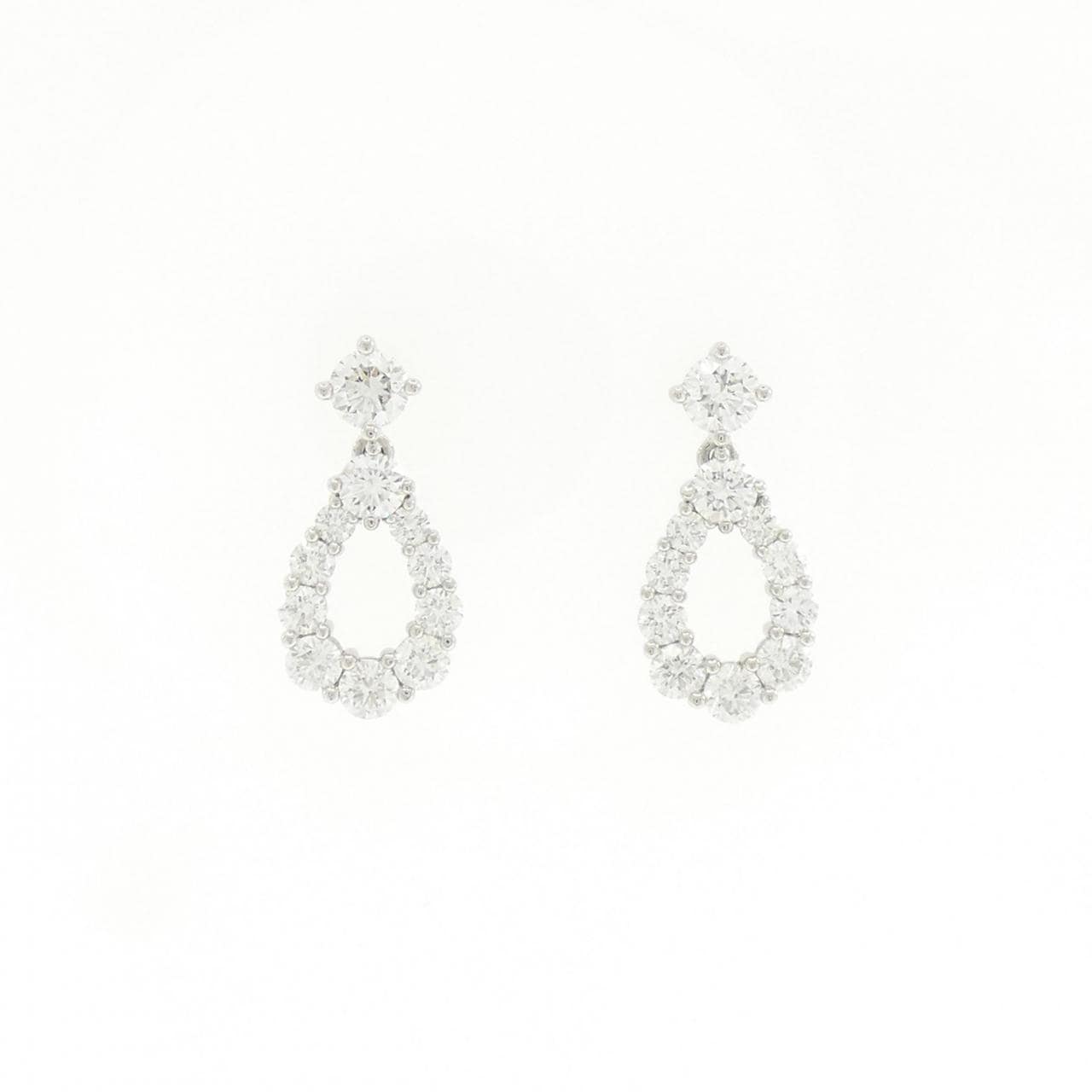 ハリーウィンストン ループ スモール ピアス 0.32CT