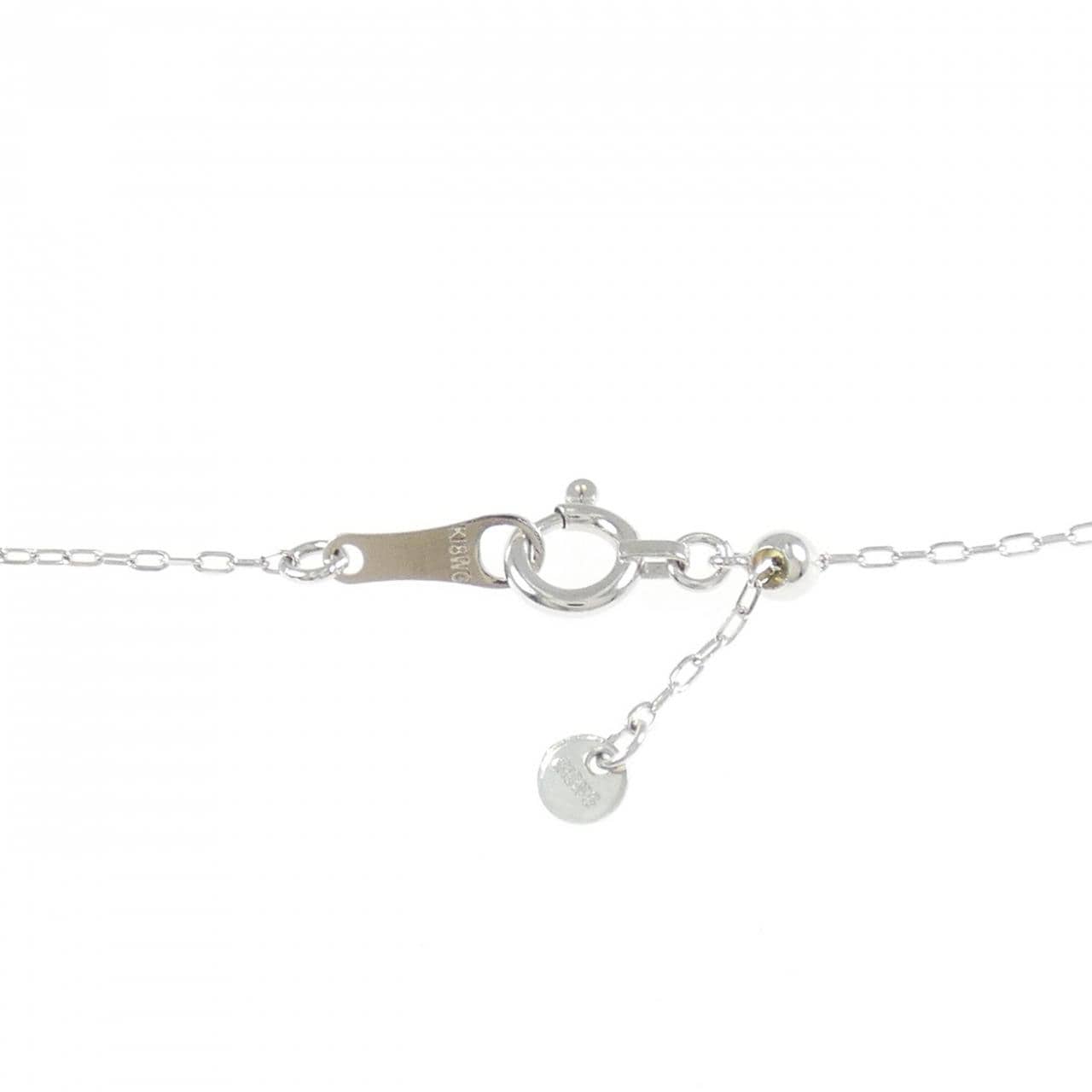 K18WG ダイヤモンド ネックレス 0.53CT