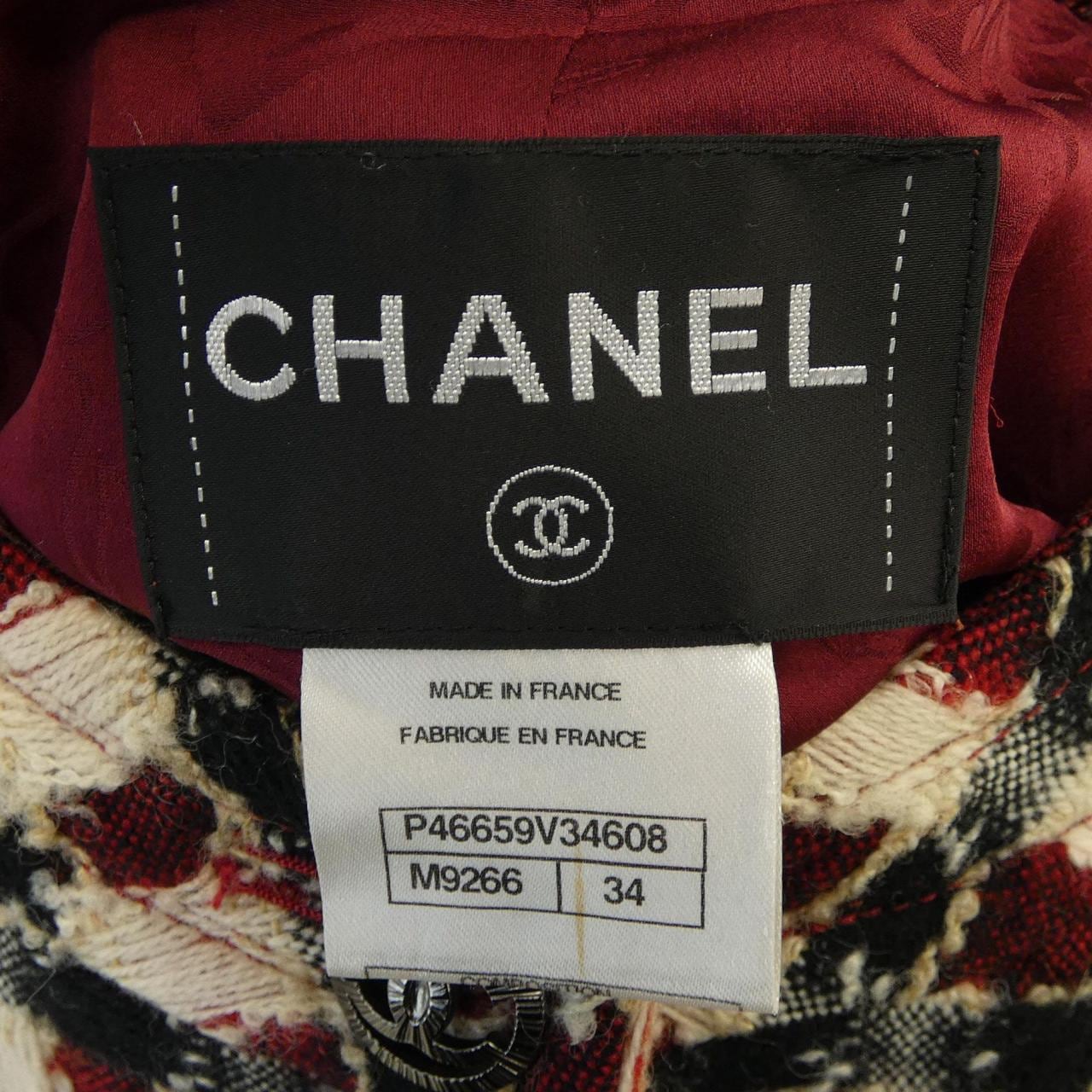 シャネル CHANEL ノーカラージャケット