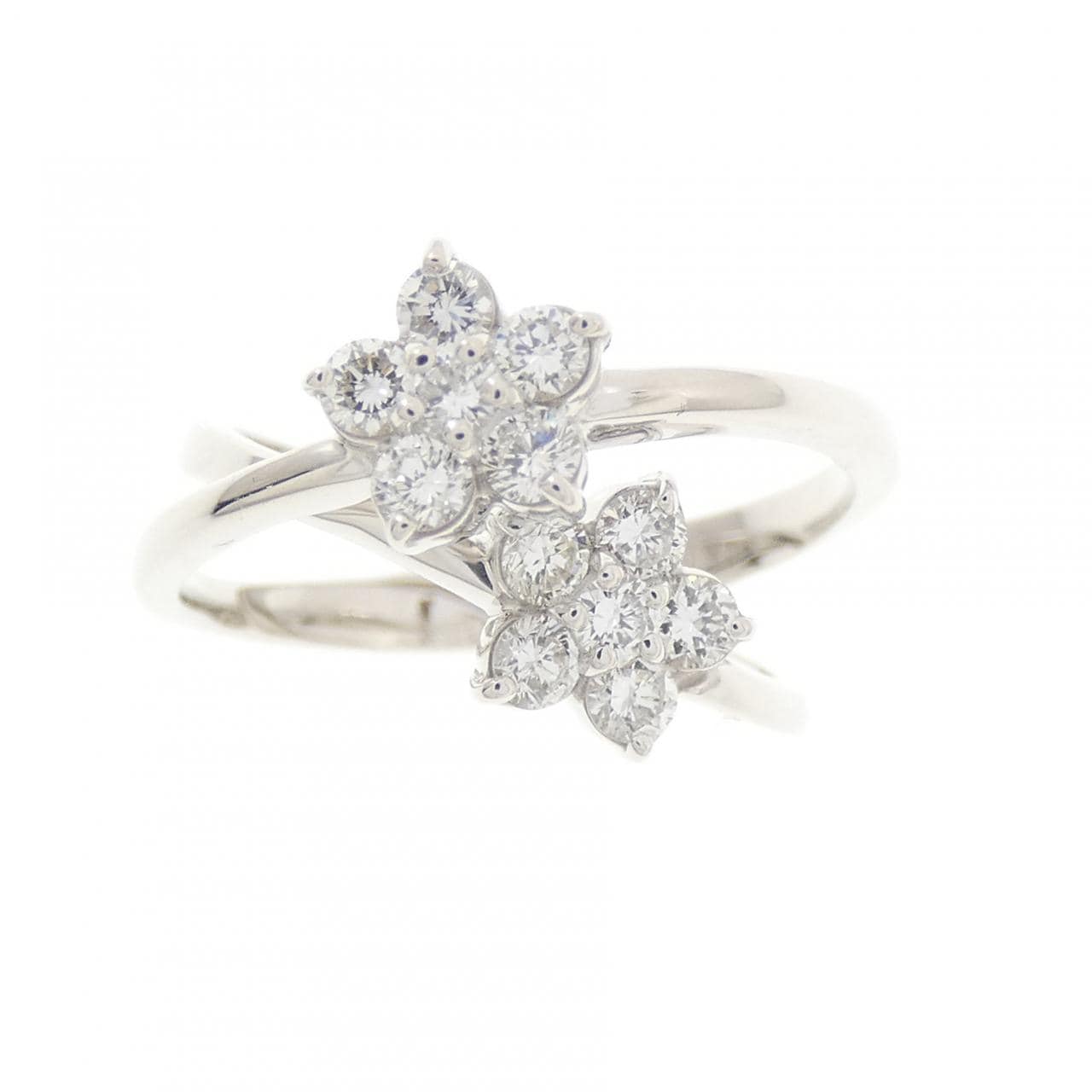 ポンテヴェキオ フラワー ダイヤモンド リング 0.41CT