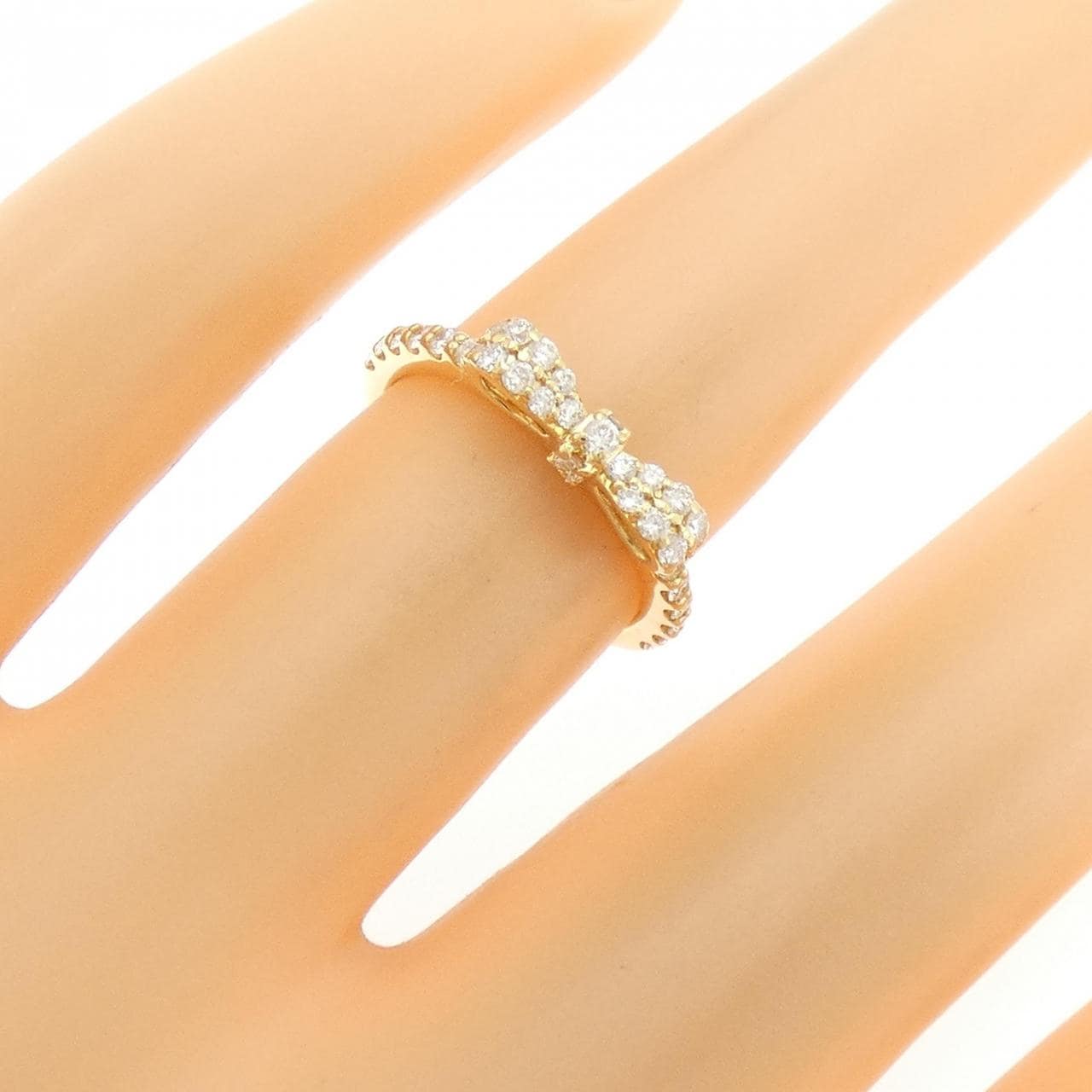 ポンテヴェキオ リボン リング 0.32CT