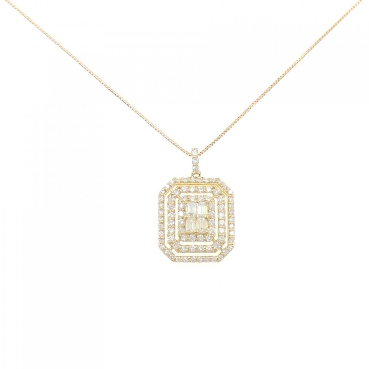 【新品】K18YG ダイヤモンド ネックレス 0.70CT