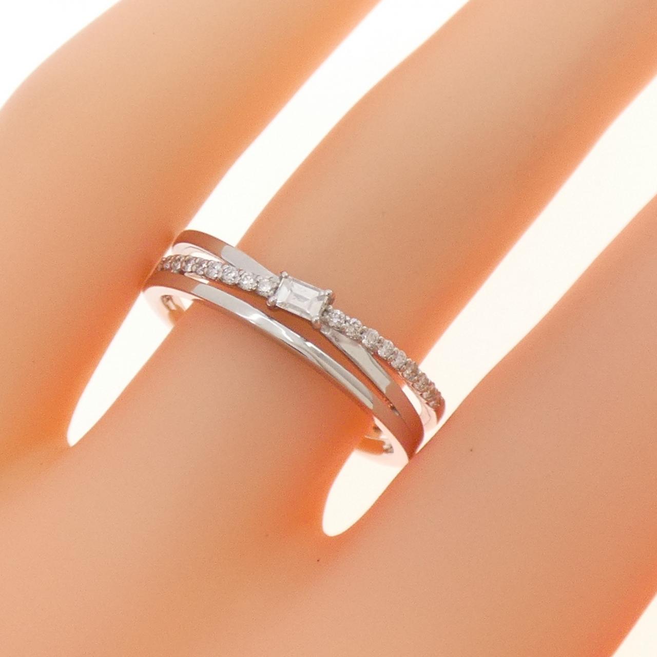【新品】PT900 ダイヤモンド リング 0.15CT