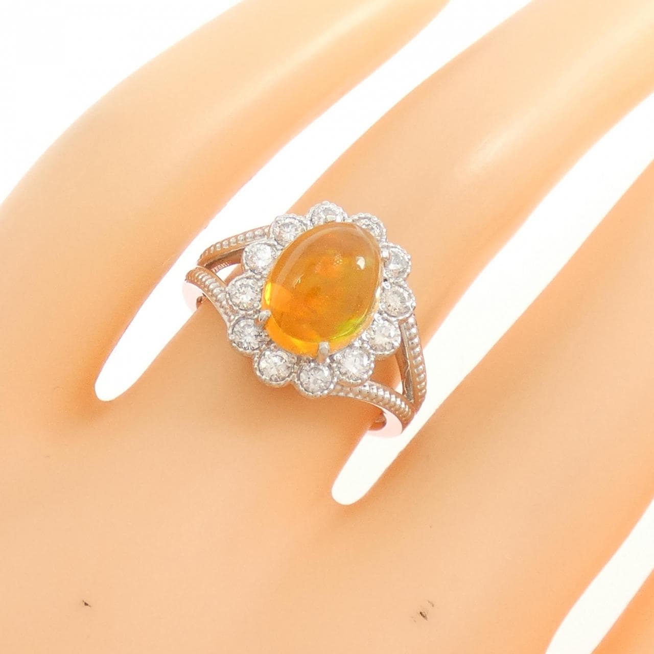 PT900 オパール リング 1.937CT
