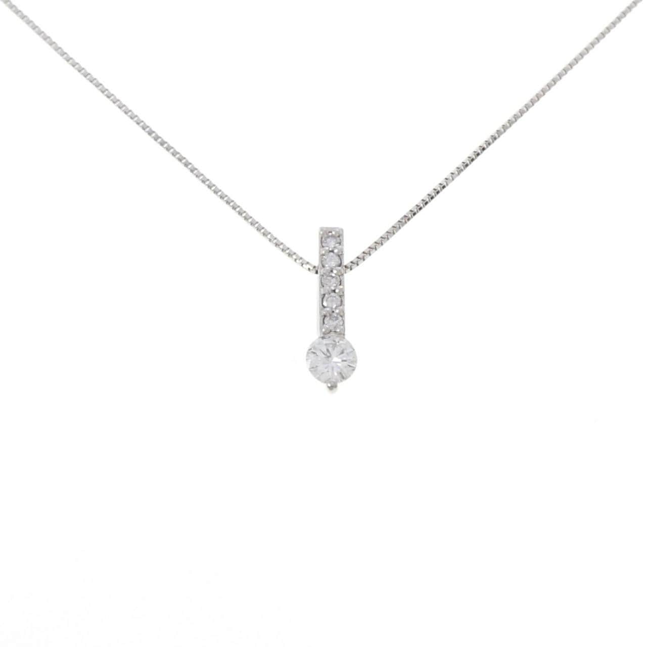 PT900/PT850 ダイヤモンド ネックレス 0.30CT