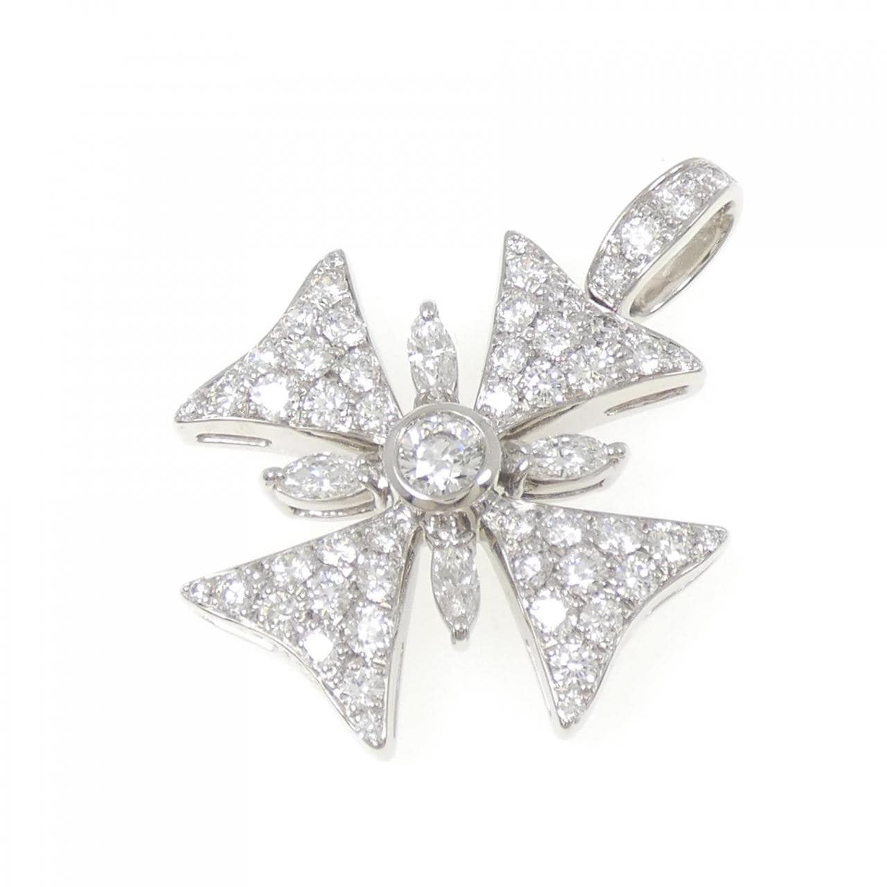 PT900 ダイヤモンド ペンダント 0.302CT