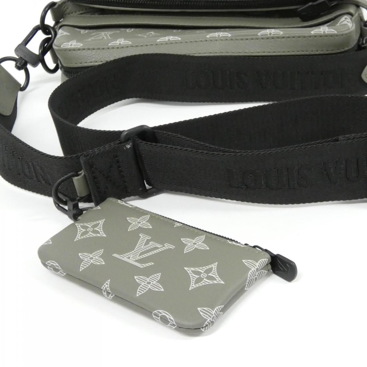 ルイヴィトン モノグラム シャドウ トリオ メッセンジャー M12490 バッグ