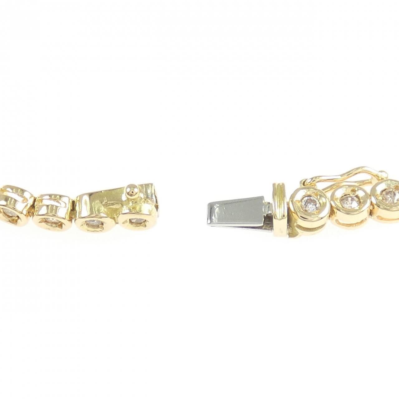 K18YG ダイヤモンド ブレスレット 1.00CT