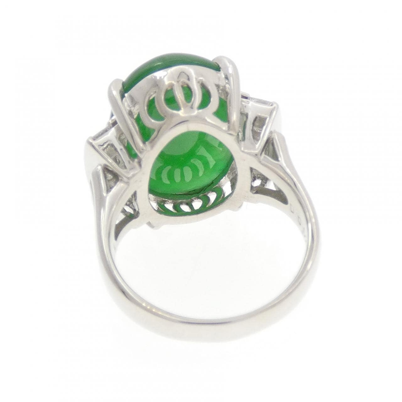 PT900 ヒスイ リング 12.65CT