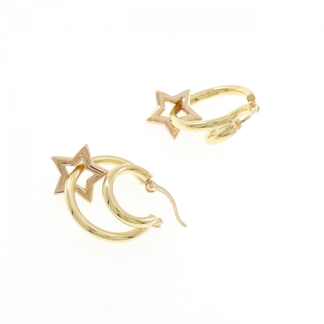 スタージュエリー K18YG/K18PG ピアス