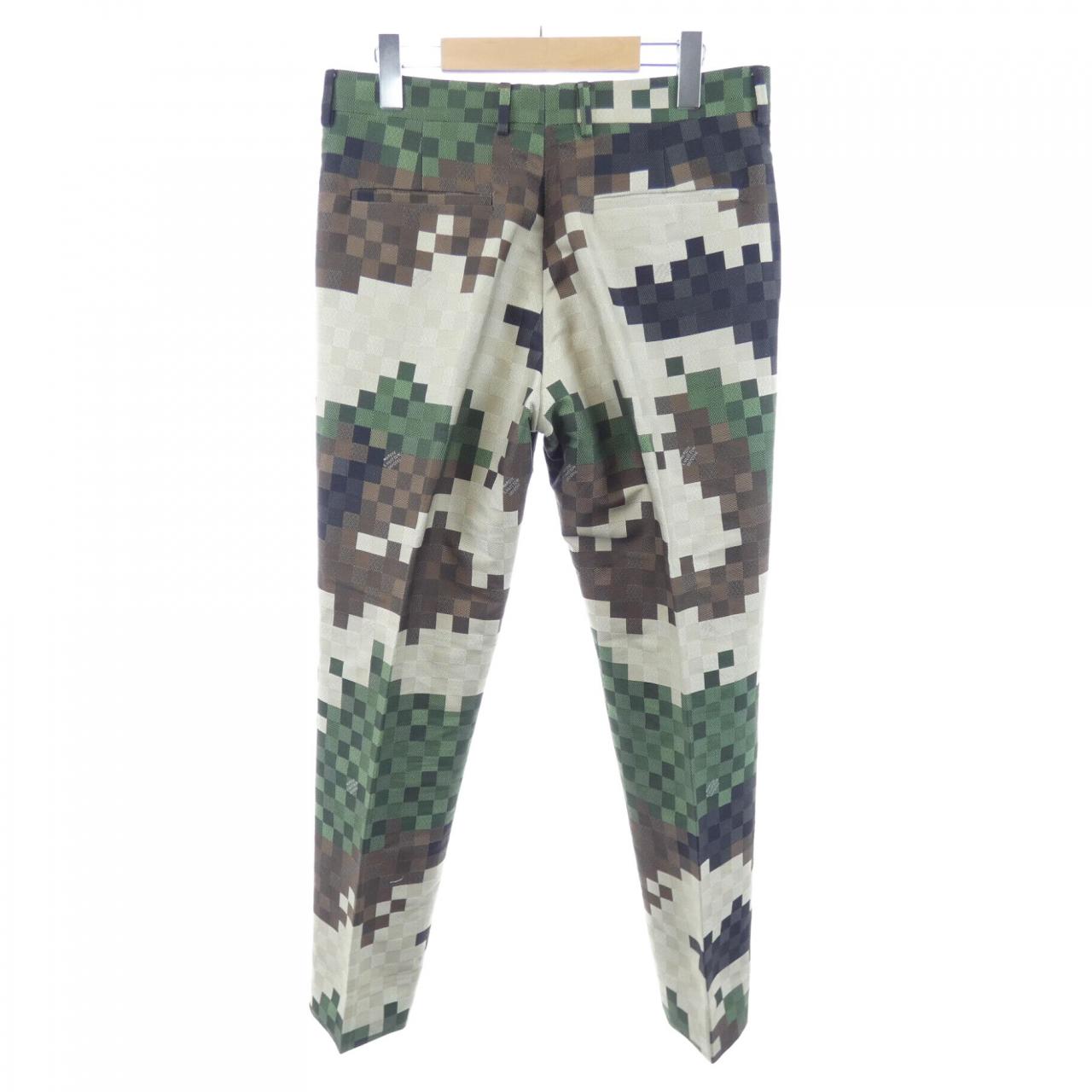 ルイヴィトン LOUIS VUITTON テーラードコットンダミエシガレットパンツ HQP60WHSB パンツ