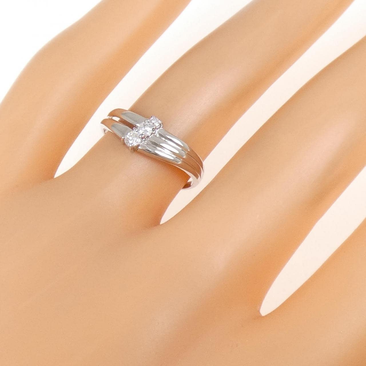 PT900 ダイヤモンド リング 0.10CT