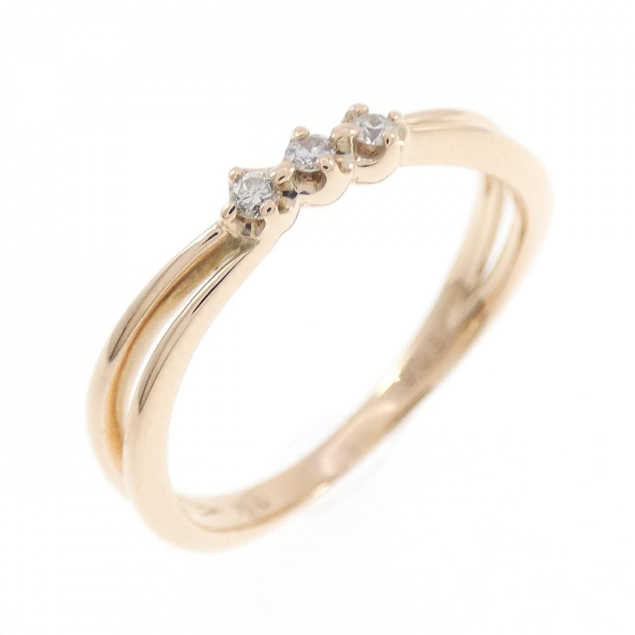 K10PG ダイヤモンド リング 0.05CT